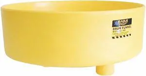 EAGLE MFG 1660 Funnel, No Lid,No Flame Arrester, 18 in x 7 in, 2 in Spout Dia,