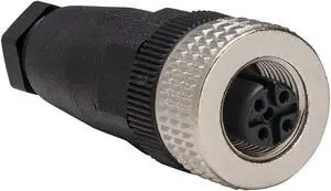 TELEMECANIQUE SENSORS XZCC12FDM50B Internal Thread Connector,125VAC/150VDC