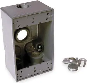 BELL OUTDOOR 5321-0 Weatherproof Electrical Box, 18.3 cu in, FSS Box Type, 1