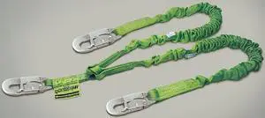 HONEYWELL MILLER 232TWLS-Z7/6FTGN Shock Absorbing Lanyard, 6 ft., 310 lb.