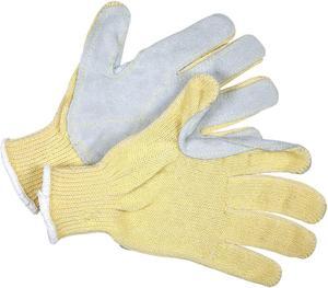 Cut Gloves,M,Yellow,Cotton,Dry Use,PK12 MCR SAFETY 9380M