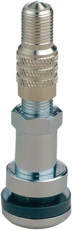 HALTEC N-1600 Aluminum Tire Valve,.453 In Hole Size