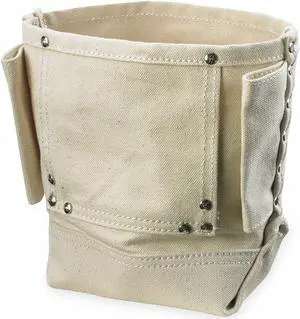 CLC WORK GEAR 914 Tool Pouch, Tool Pouch, White, Canvas, 1 Pockets