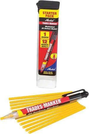 MARKAL 96131 Trades-Marker All-Surface Marker,Yellow