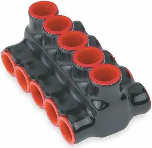 BLACKBURN AMTD250105 Insulated Multitap Connector,4.63 In. L