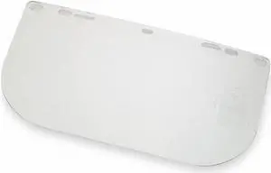 Faceshield Visor, PETG, Clr, 8x15-1/2in