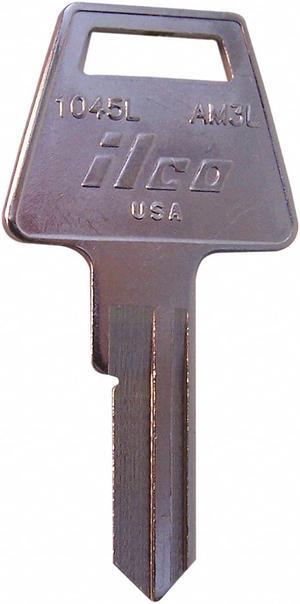 KABA ILCO 1045L-AM3L Key Blank,Brass,1045L-AM3L,PK10