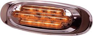 MAXXIMA M72270Y Clearance Light,LED,Amber,Oval,6-5/8 L