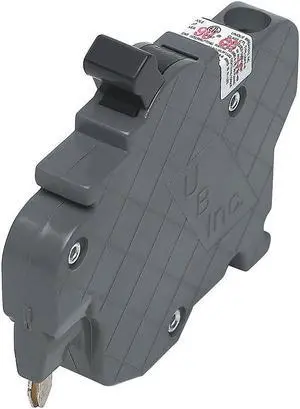 FEDERAL PACIFIC UBIF020N Miniature Circuit Breaker, UBIF Series, 20A, 1 Pole,