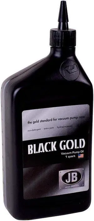 JB INDUSTRIES DVO-12 Vacuum Pump Oil, 1 qt Bottle, 15 SAE Grade, 46 ISO Grade,
