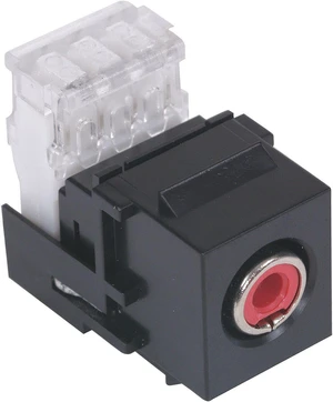 HUBBELL PREMISE WIRING SFRC110R RCA 110 AV Connector,Punch Down,Red HUBBELL PREMISE WIRING SFRC110R RCA 110 AV Connector,Punch Down,Red