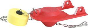 KORKY 2004BP Toilet Flapper, Red, Adjustable