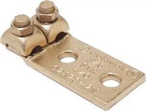 BURNDY Q2A262N Mechanical Conn,Terminal,2/0 to 1/0 AWG