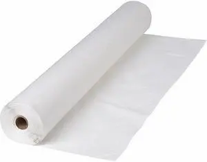 HOFFMASTER 114000 Table Cover,Plastic,40in.x300ft.,White