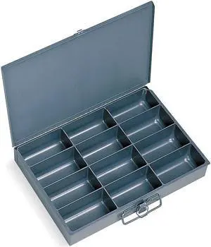 DURHAM MFG 211-95-D937 Steel, Compartment Drawer, 9 7/8 in D x 2 1/8 in H x 13