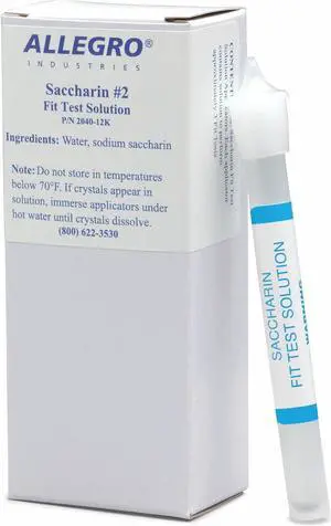 ALLEGRO 2040-12K Fit Testing Solution,Saccharin,PK6