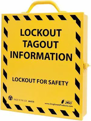 ZING 6058 Lockout Cabinet,Unfilled,Electrical