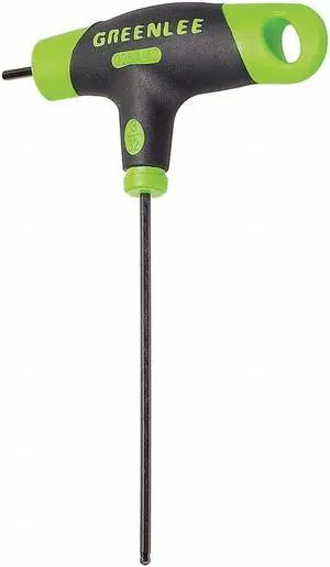 GREENLEE 0254-42 SAE Plain Ball Hex Key, 3/32" Tip Size, 3 47/64 in Long, 1