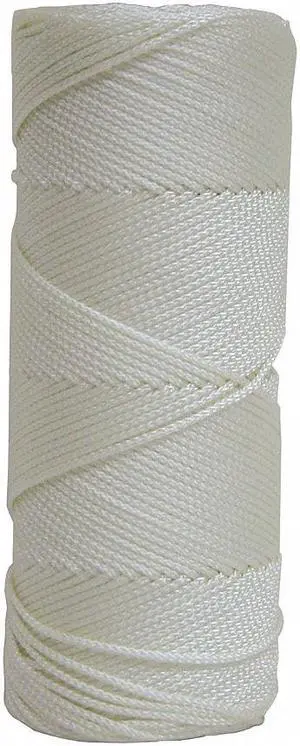 Kraft Tool Masons Line,500 ft,Braided Nylon,White  BC340