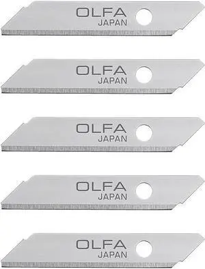 OLFA TSB-1 Single Edge Utility Blade,6mm W, PK5