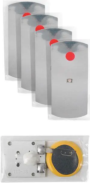 BRITE-STRIKE LSR-4 Tactical Hands Free Light,LED,Silver,PK4