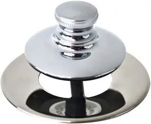 WATCO 48750-PP-CP Bathtub Stopper And Drain,Std Strainer