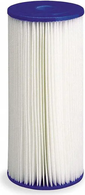 PENTAIR/PENTEK 155053-75 Pleated Filter Cartridge, 10 gpm, 50 Micron, 4-1/2"