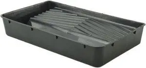 ZORO SELECT 18DPT Plastic Paint Tray, 1 gal, 13" L, 4" D, 22" W