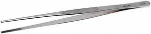 AVEN 18434 Tweezer,Straight Serrated,8in.L