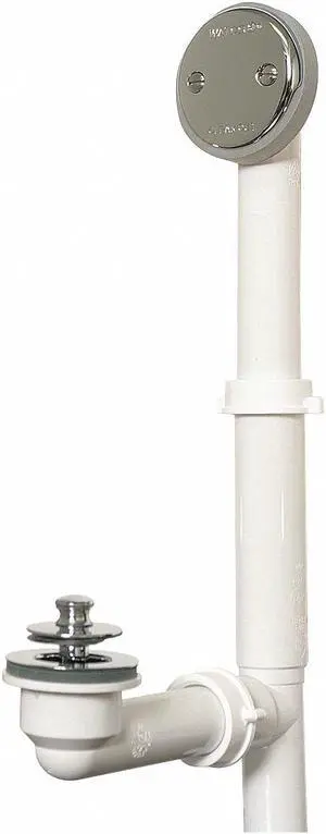 WATCO 500-LT-PVC-CP Tubular Bath Waste 500