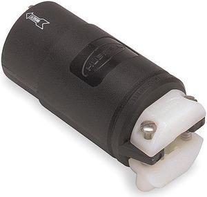 HUBBELL WIRING DEVICE-KELLEMS HBL23002GB Locking Connector, Non-NEMA, 20 A,