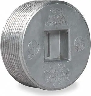 Hubbell Killark Blank Plugs,Aluminium,Trade Size 2in  CUP-6