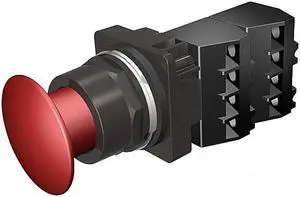 Siemens Non-Illuminated Push Button 30mm Red  Metal  52BP2A2G