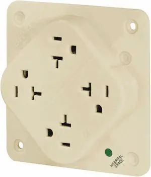 BRYANT 21254HI 20A Quad Receptacle 125VAC 5-20R IV