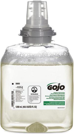 Gojo Unscented Foam Hand Soap, 1200mL Cartridge, Clear 5665-02