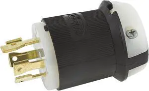 HUBBELL WIRING DEVICE-KELLEMS HBL2741 Locking Plug, L17-30P, 30 A, 600V AC,