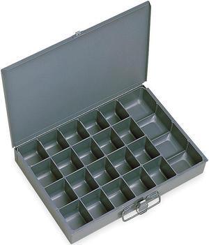 DURHAM MFG 204-95-D940 Steel, 21 compartments, 9 7/8 in D x 2 1/8 in H x 13 5/8