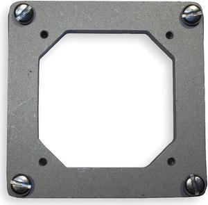 HUBBELL WIRING DEVICE-KELLEMS HBL26402 Adapter Plate, Cast Aluminum, Metallic