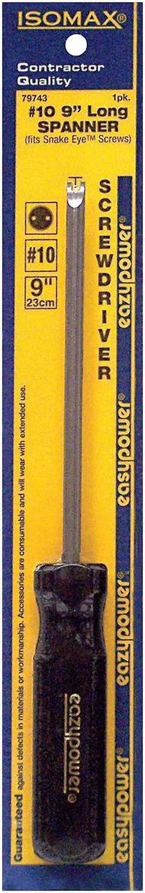 EAZYPOWER 79743 Tamper Resistant Spanner Screwdriver #10 Round