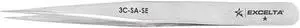 EXCELTA 3C-SA-SE Tweezer,Fine,4-1/4 in. L,SS EXCELTA 3C-SA-SE Tweezer,Fine,4-1/4 in. L,SS
