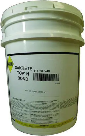 SAKRETE 120032 Concrete Repair Compound, Pail, Gray, Top 'N Bond