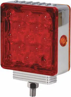MAXXIMA M42361R/Y-A Spot Light,1-51/64" D,LED,Amber/Red