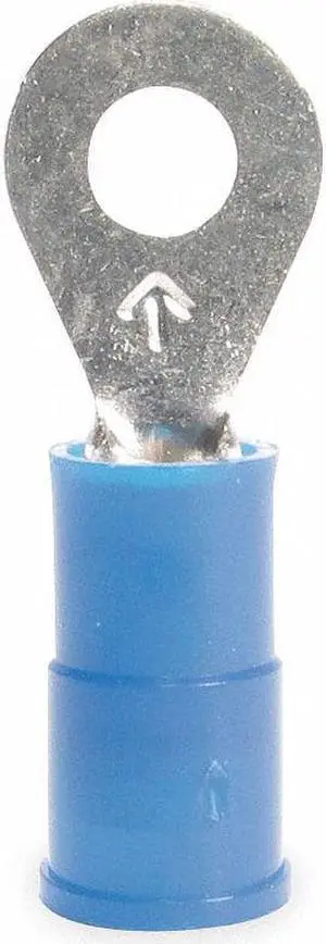 3M MNG14-8RX Ring Terminal, #8 Stud Size, 14 AWG, 1,000 V, Nylon Insulated,