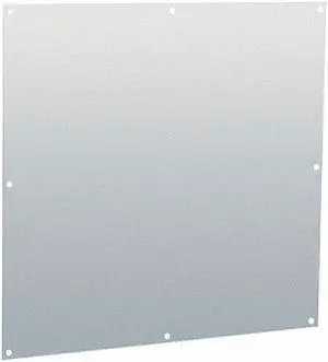 HUBBELL-WIEGMANN NP1616 Interior Panel, 12 Gangs, Carbon Steel, Back Panel Box
