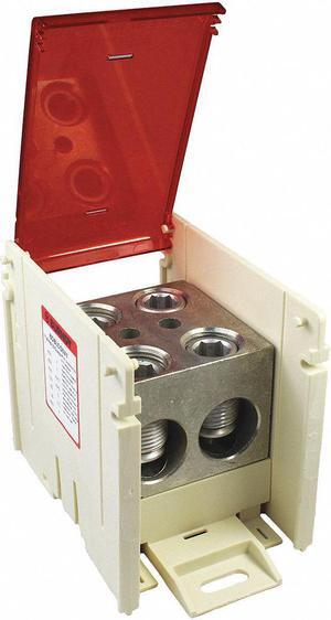 BURNDY BDBLCSCOVER Power Distribution Block Cover,4.75 in.L