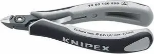 KNIPEX 79 02 120 ESD 4-3/4" Precision Electronics Side Cutter, ESD, Ergonomic