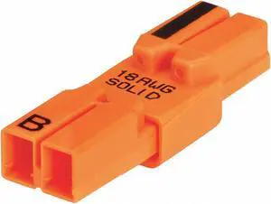 IDEAL 30-082 Ballast Dsconnct,18AWG,2 Ports,Org,PK100