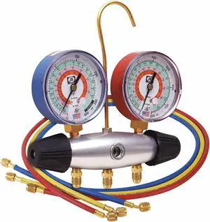 JB INDUSTRIES 24233 Manifold Gauge, 2-Valve