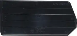 QUANTUM STORAGE SYSTEMS DUS240CO Plastic Divider, Black, 13 3/4 in L, 6 1/2 in