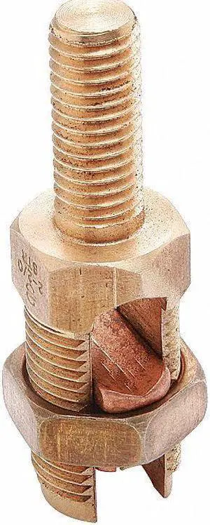 BURNDY K2C20 Copper Cable to Post/Flat,10 sol